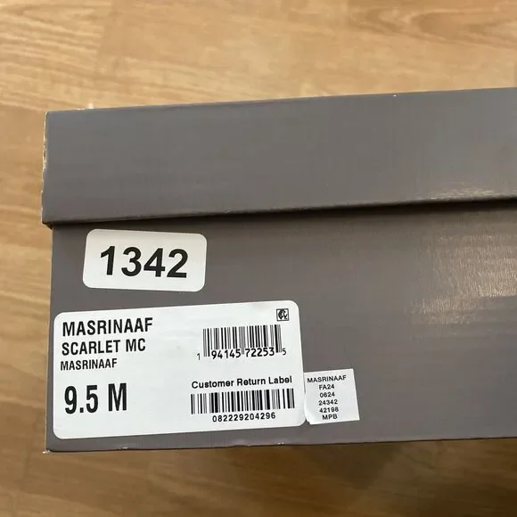 Style & Co Masrinaa Block-Heel Ankle Bootie Scarlet Micro Size 9.5M NIB - Picture 4 of 12